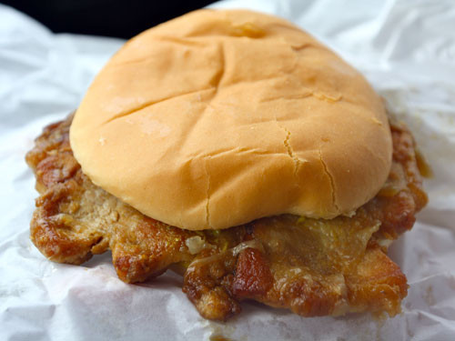 Pork Chop Sandwiches
 Standing Room ly Maxwell Street Depot in Bridgeport