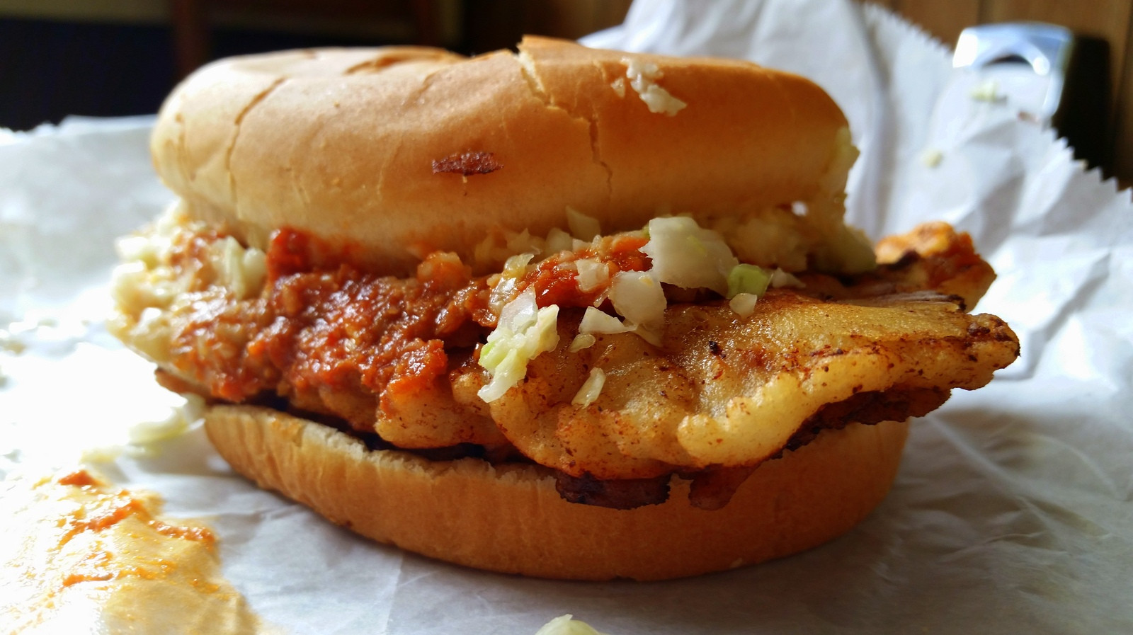 Pork Chop Sandwiches
 North Carolina