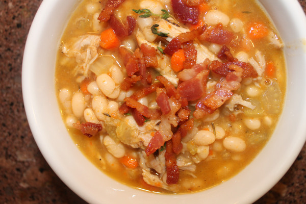 Pork Chop Soup
 White Bean Bacon and Pork Soup with Thyme