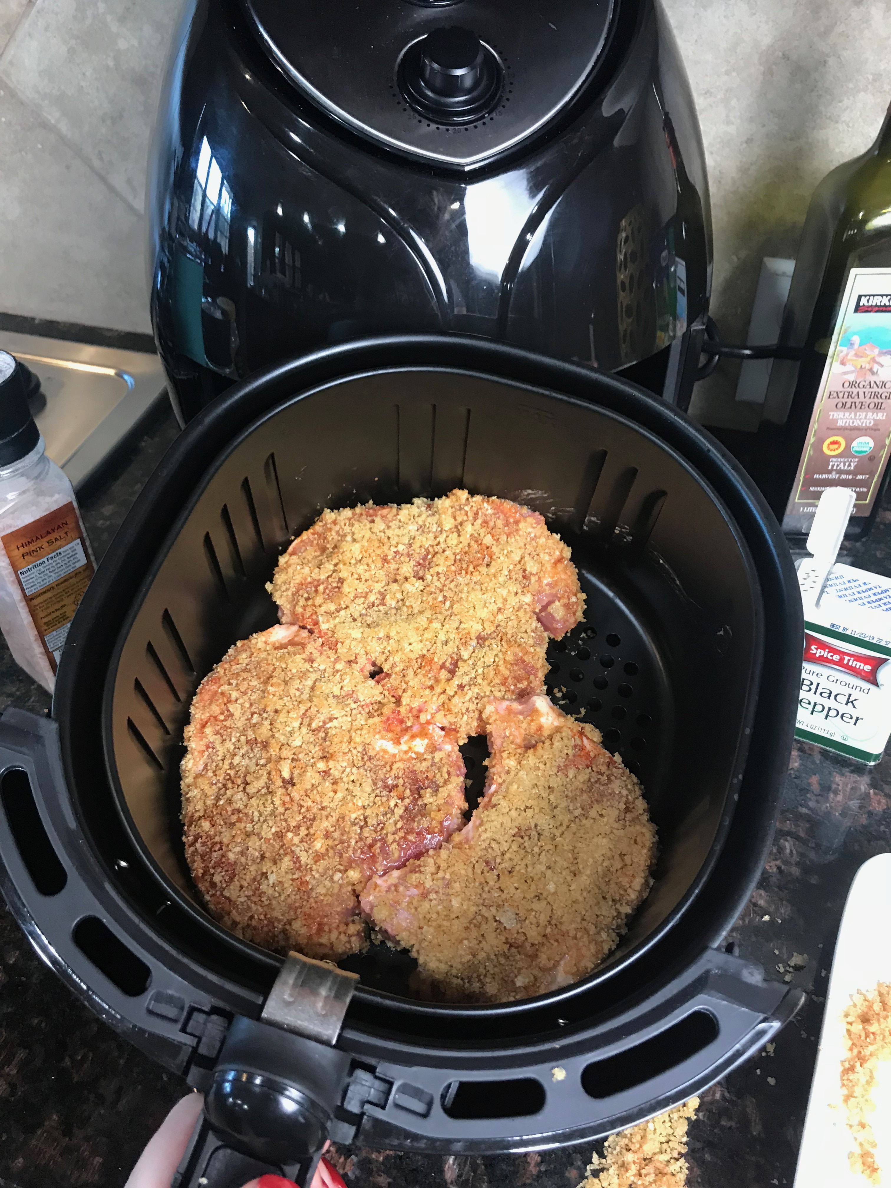 Pork Chops Air Fryer
 Crispy Keto Parmesan Crusted Pork Chops in the Air Fryer