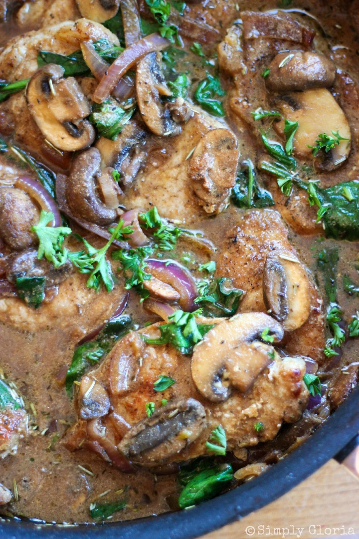 Pork Chops And Mushrooms
 Skillet Pork Chops with Mushroom Sauce Simply Gloria