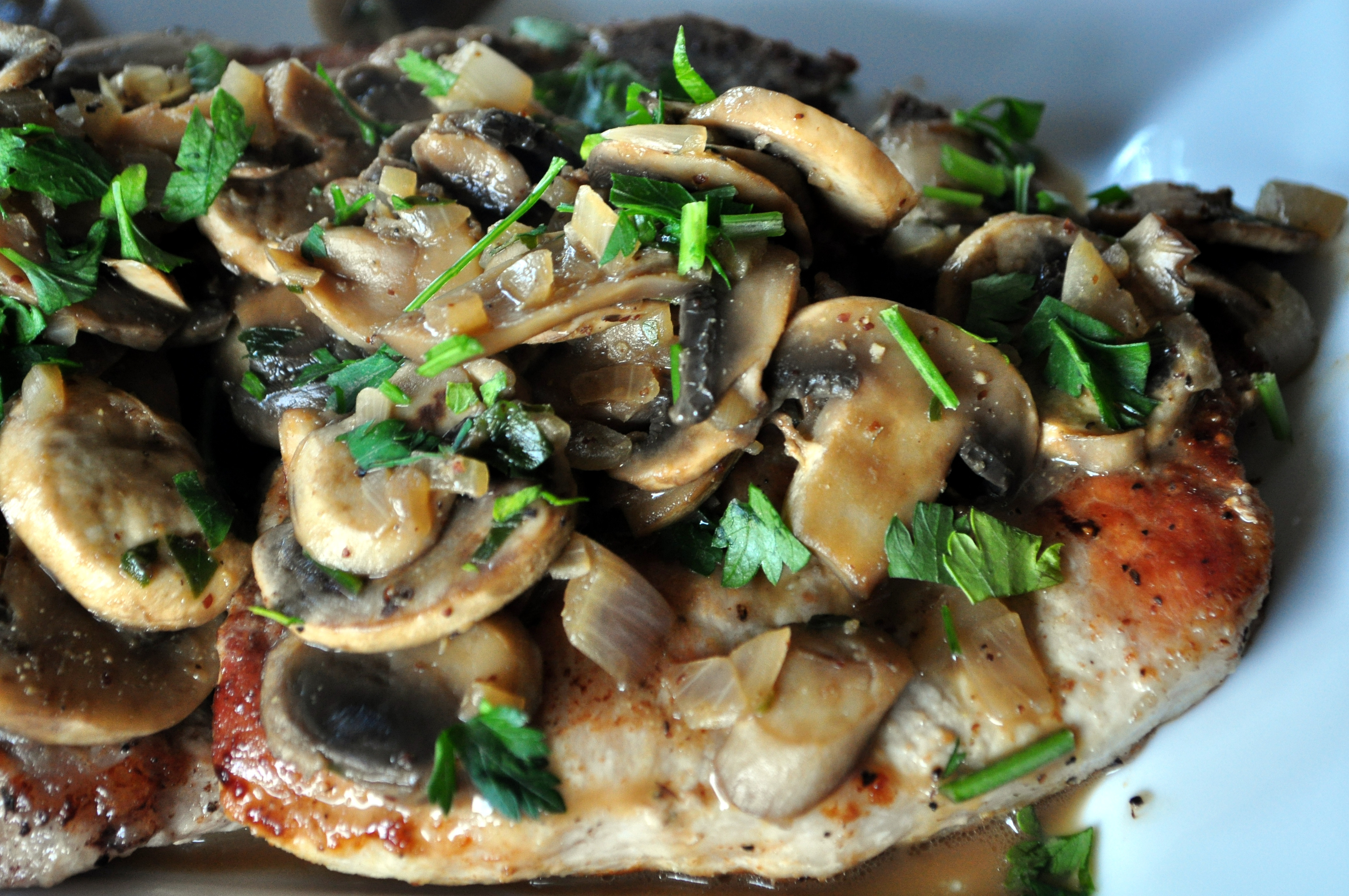 Pork Chops And Mushrooms
 pork chops with mushrooms