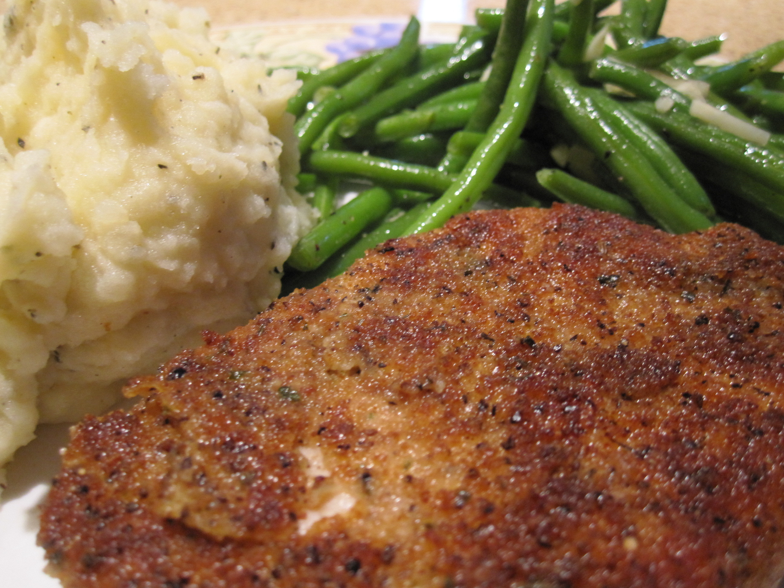 Pork Chops And Potatoes
 pork chops