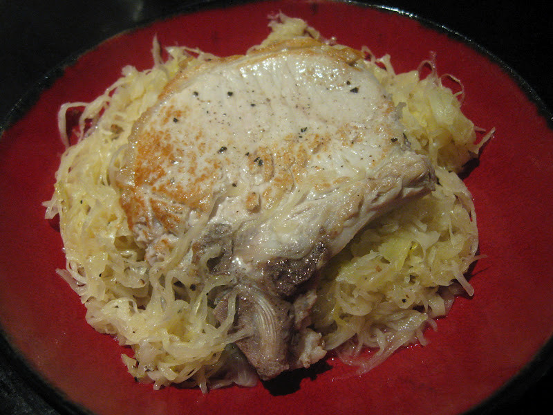 Pork Chops And Sauerkraut
 Morsels and Musings pork chops & sauerkraut