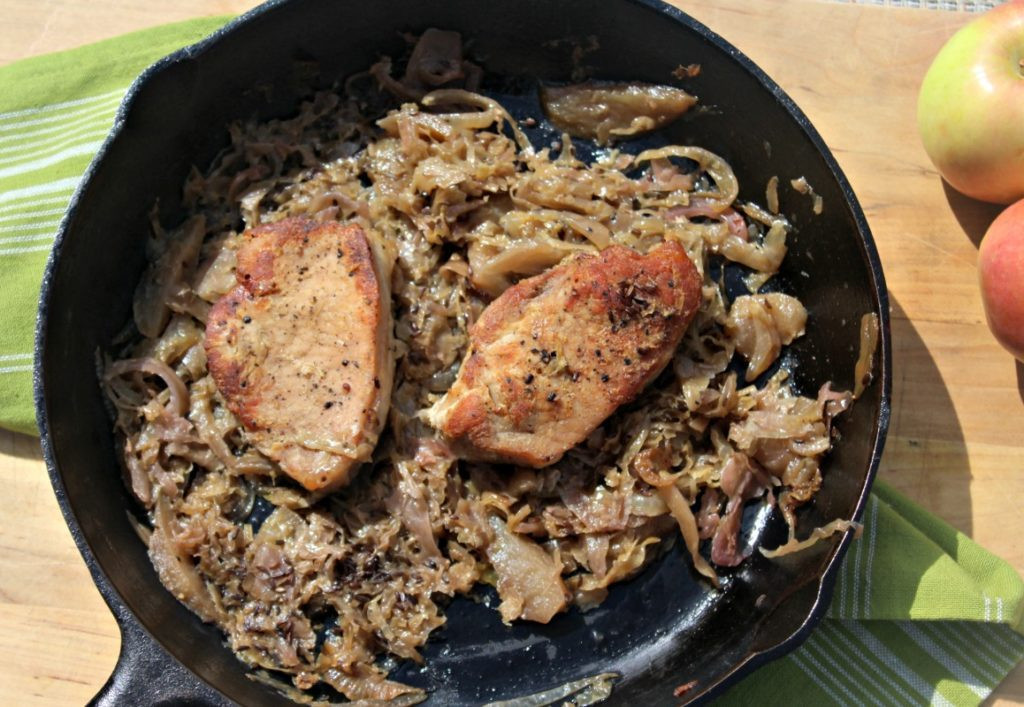 Pork Chops And Sauerkraut
 Pork Chops with Sauerkraut and Apples Simple And Savory