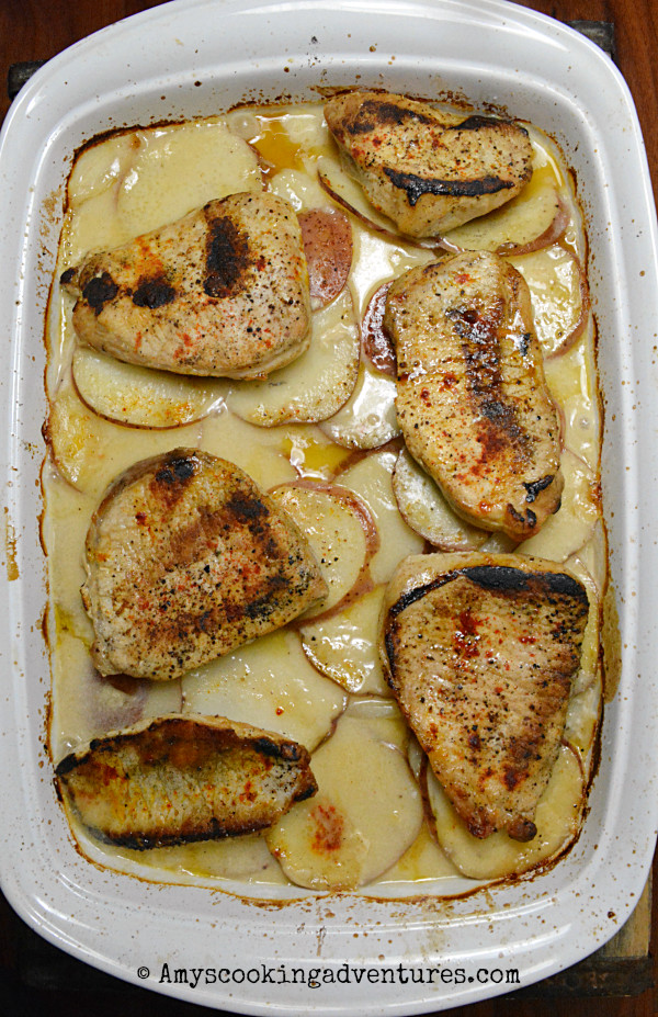 Pork Chops And Scalloped Potatoes
 Well hello there I had great intentions of adding recipes