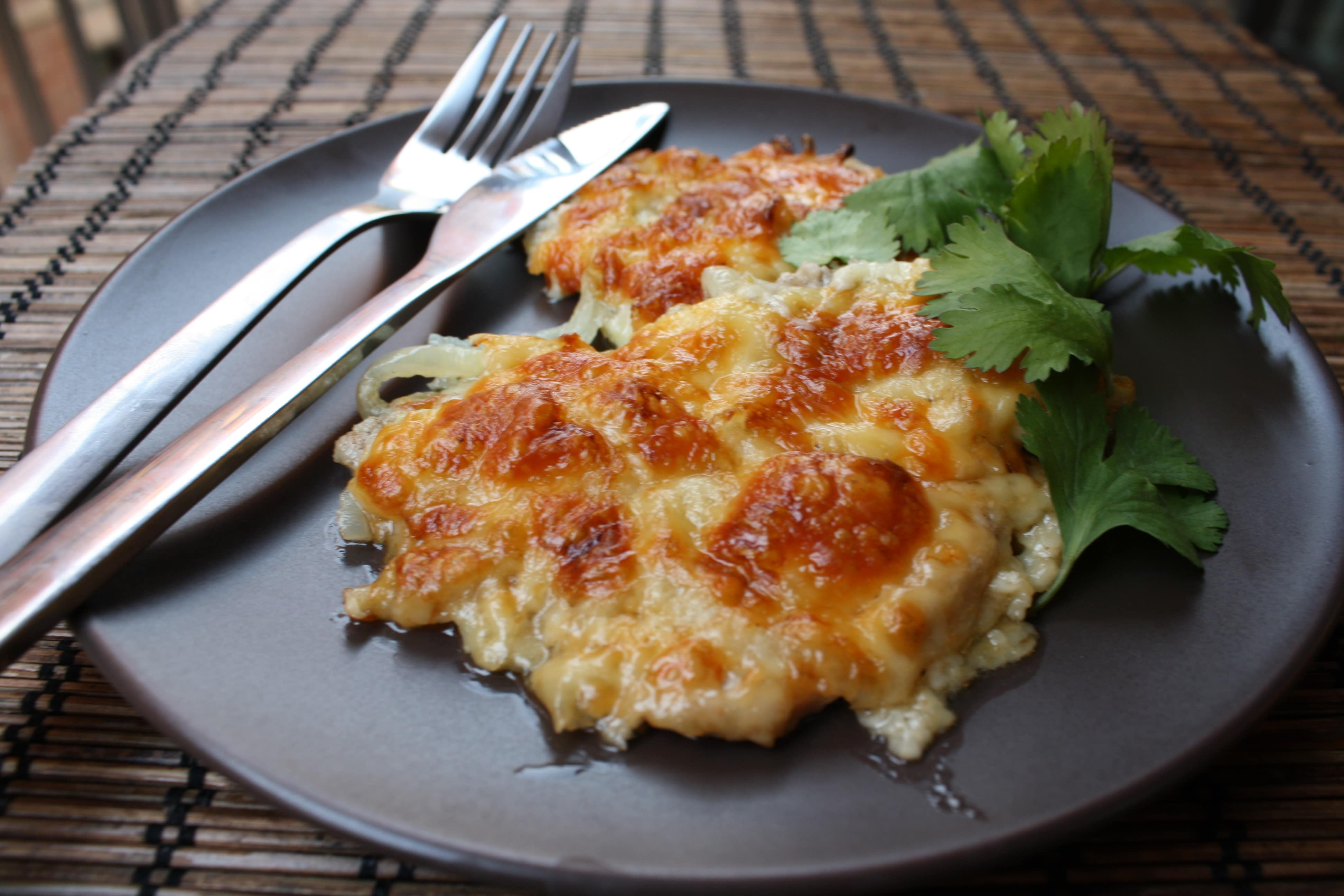 Pork Chops Baked
 baked breaded pork chops mayonnaise