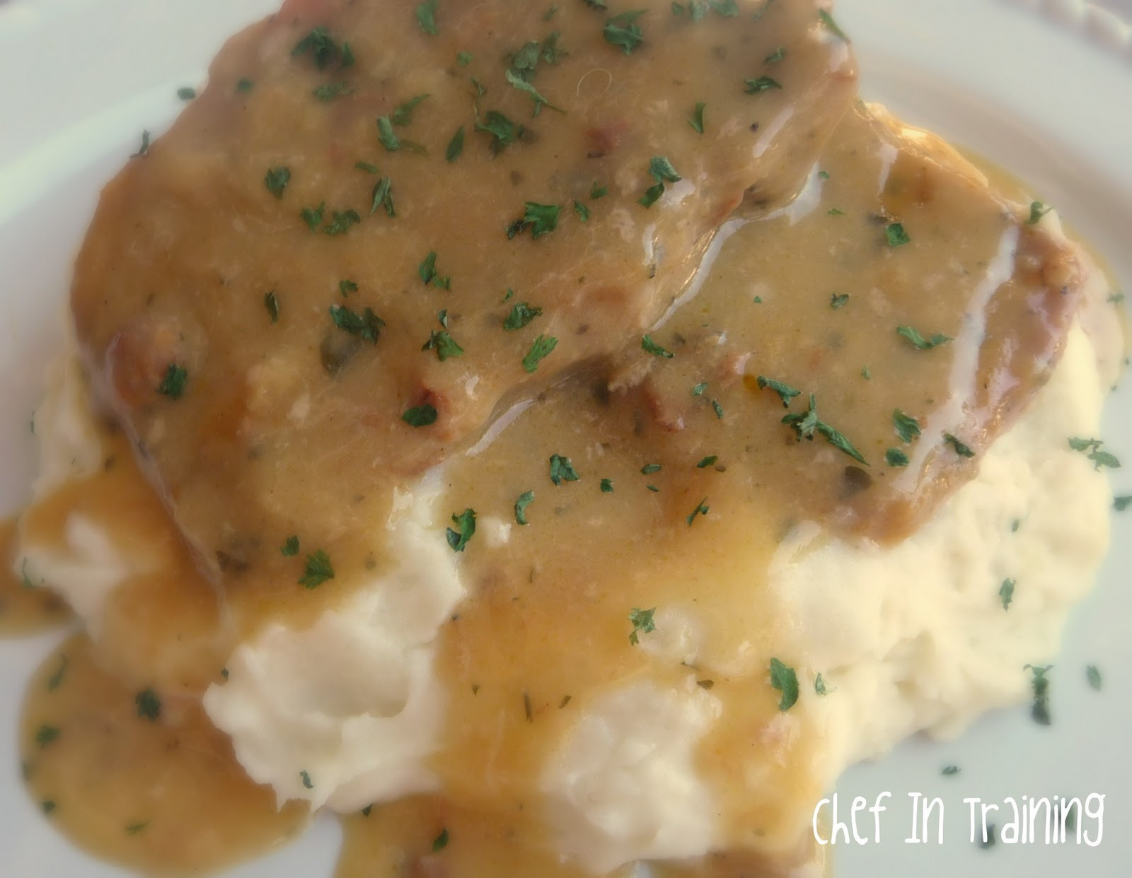 Pork Chops In The Crock Pot
 Ranch House Crock Pot Pork Chops and Parmesan Mashed