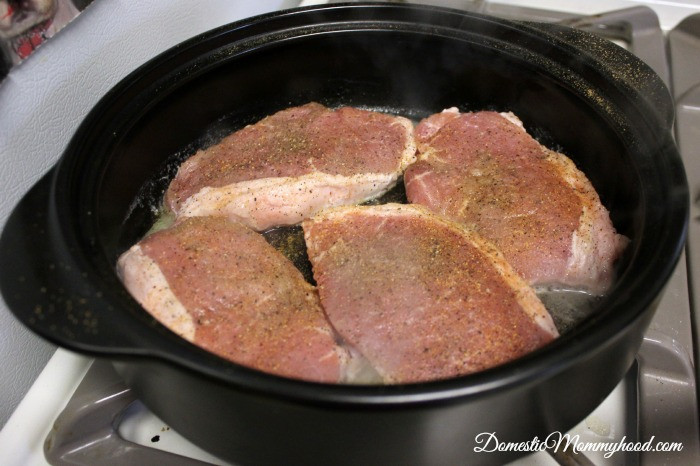 Pork Chops In The Crock Pot
 cream of mushroom pork chops slow cooker