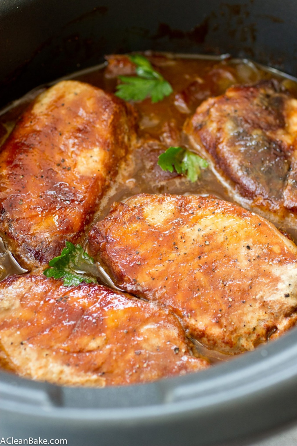 Pork Chops In The Crockpot
 Crockpot Pork Chops with Apples and ions