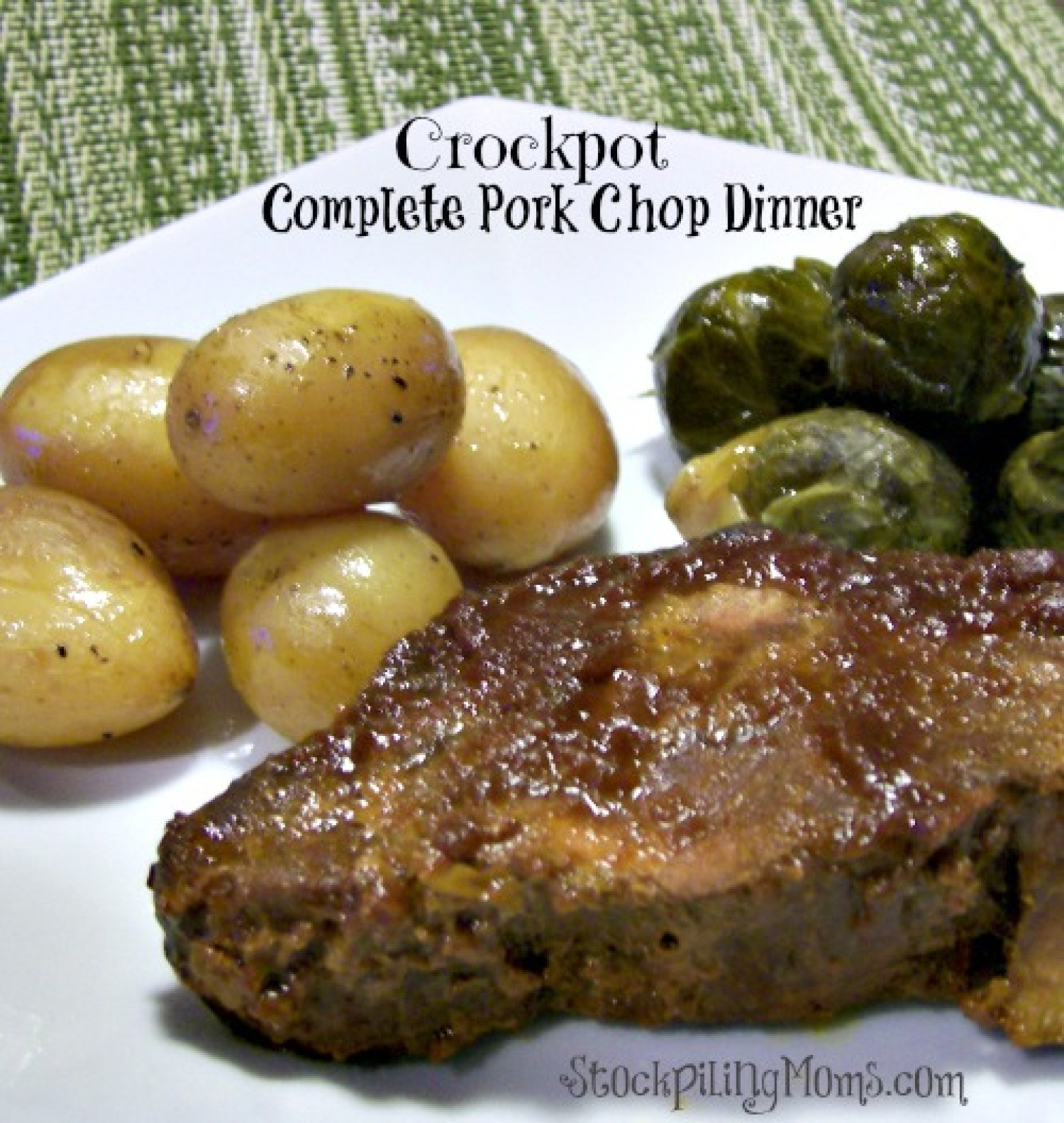 Pork Chops In The Crockpot
 plete Pork Chop Dinner in a Crockpot Recipe