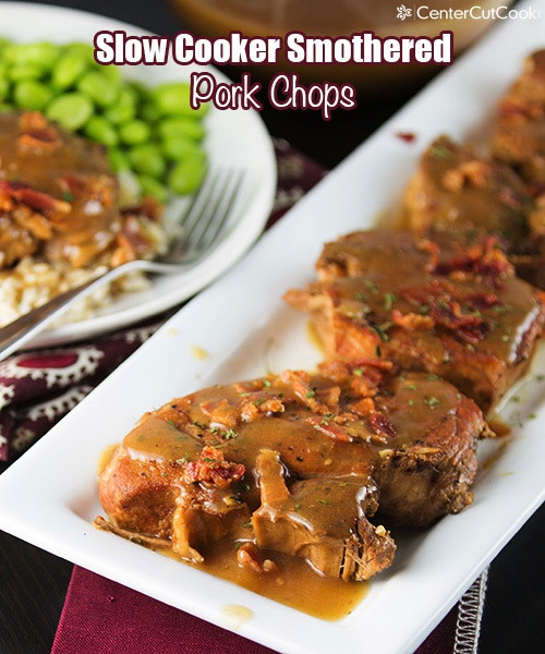 Pork Chops In The Slow Cooker
 Slow Cooker Smothered Pork Chops Recipe