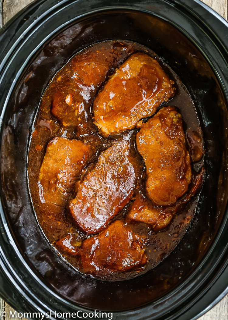 Pork Chops In The Slow Cooker
 Slow Cooker Honey Garlic Pork Chops Mommy s Home Cooking
