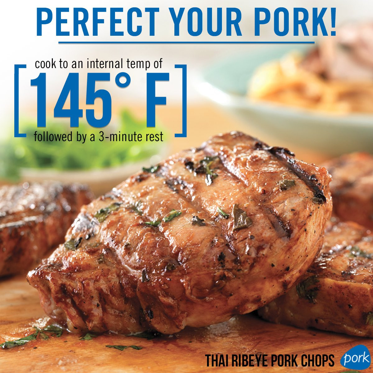 Pork Chops Internal Temp
 National Pork Board on Twitter "Perfect your pork chops