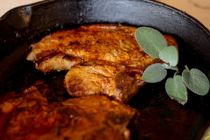 Pork Chops Internal Temp
 Easy Pan Fried Pork Chops • The Prairie Homestead