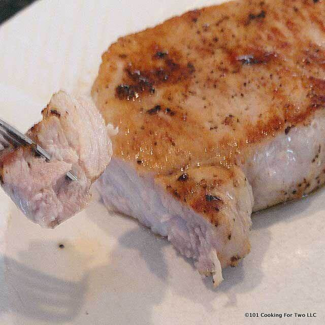 Pork Chops Internal Temperature
 Pan Seared Oven Roasted Pork Chops from Loin
