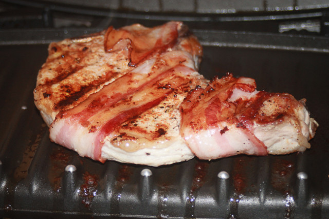 Pork Chops On George Foreman Grill
 Bacon Wrapped Pork Chops