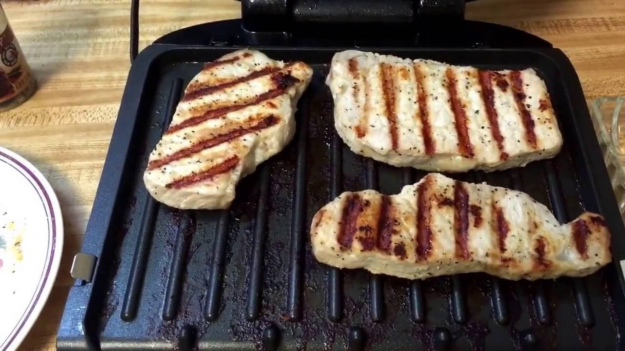 Pork Chops On George Foreman Grill
 how long to grill pork chops on george foreman grill