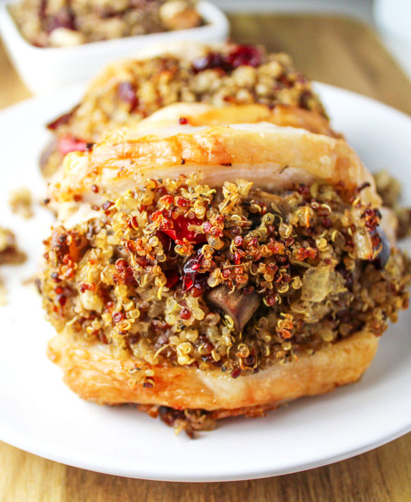 Pork Chops With Stuffing
 Cranberry Walnut Quinoa Stuffed Pork Chops Tastefulventure