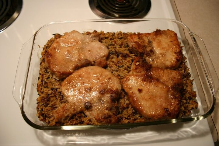 Pork Loin Chops In Oven
 Baked Pork Loin Chops With Orange Rice Recipe