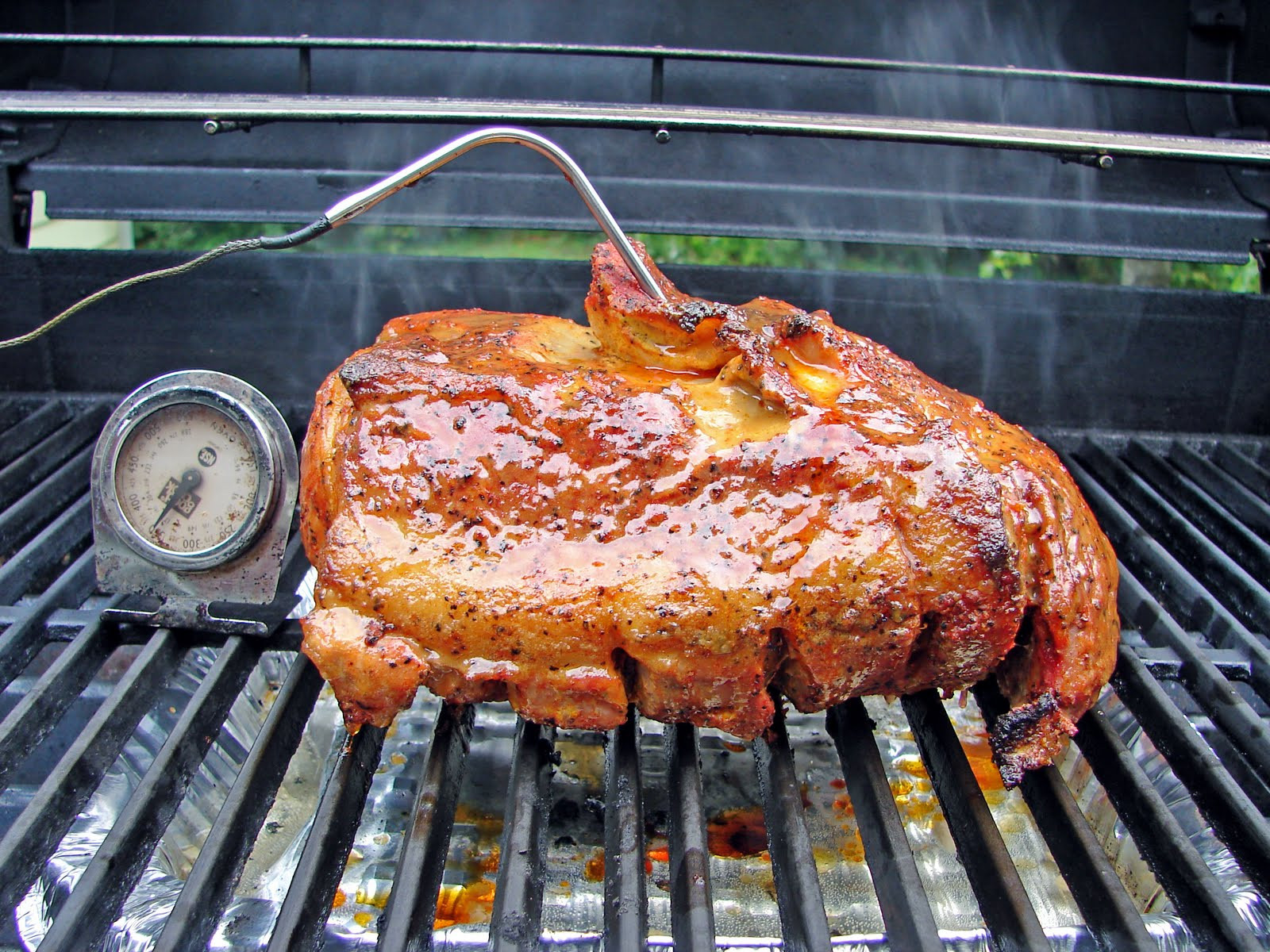 Pork Loin End Roast
 Grilling with Slash Smoking Pork Rib End Roast