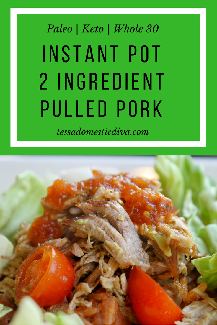 Pork Loin Instant Pot Paleo
 Quick & Easy 2 Ingre nt Pulled Pork for Tacos Paleo