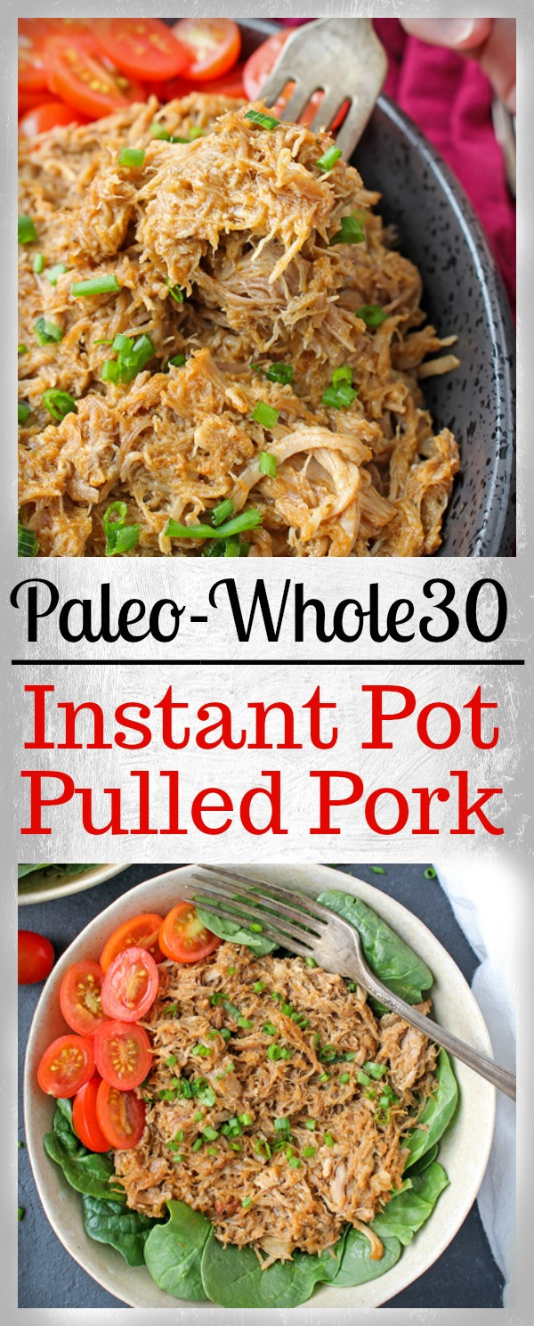 Pork Loin Instant Pot Paleo
 Paleo Instant Pot Pulled Pork Jay s Baking Me Crazy