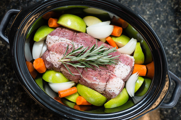 Pork Loin With Apples
 slow cooker pork tenderloin apple