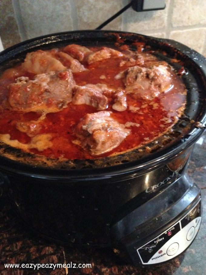 Pork Ribs In Crock Pot
 BBQ Country Style Pork Ribs Crock Pot Eazy Peazy Mealz