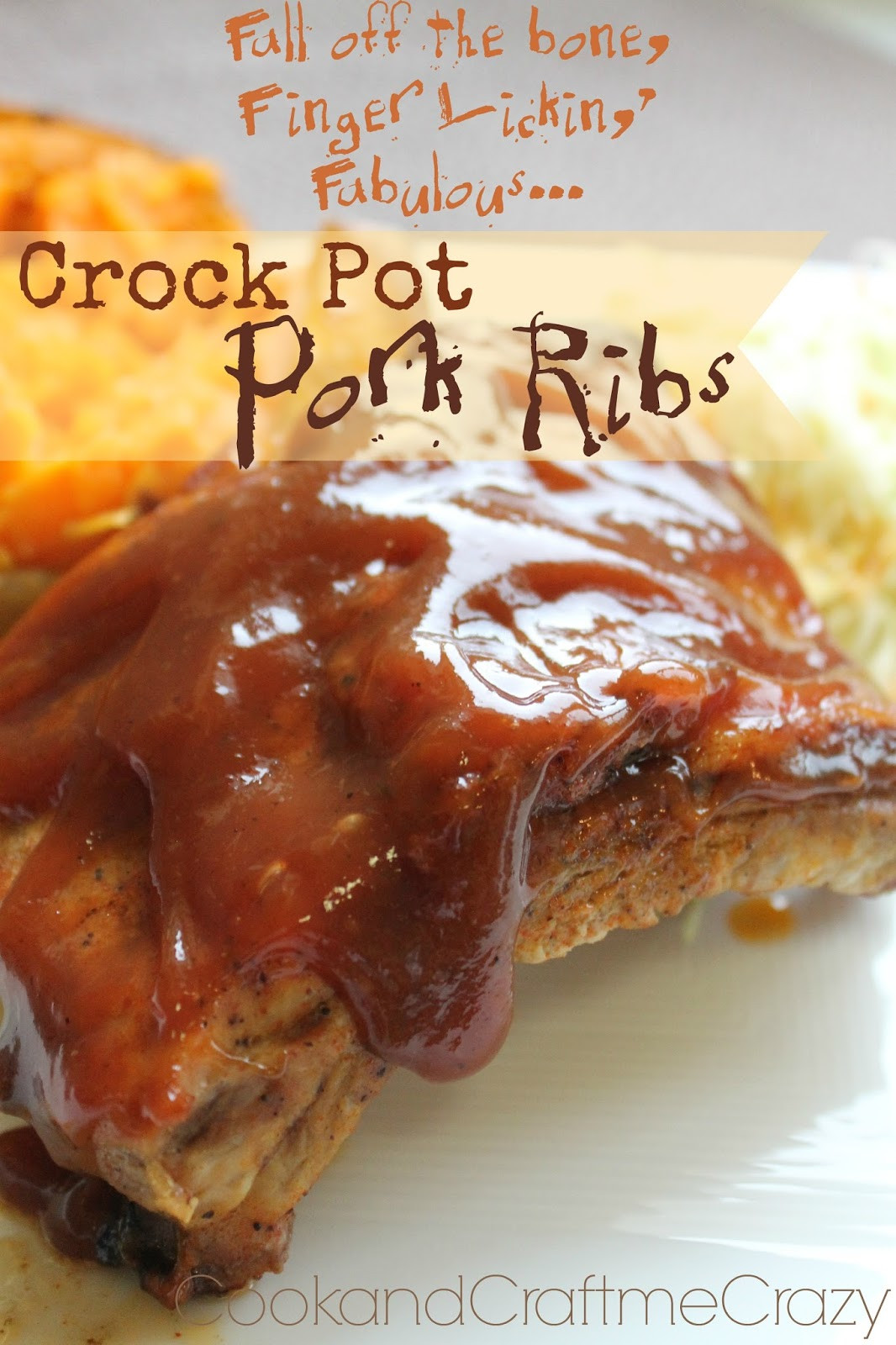 Pork Ribs In Crock Pot
 Cook and Craft Me Crazy Crock Pot Pork Ribs