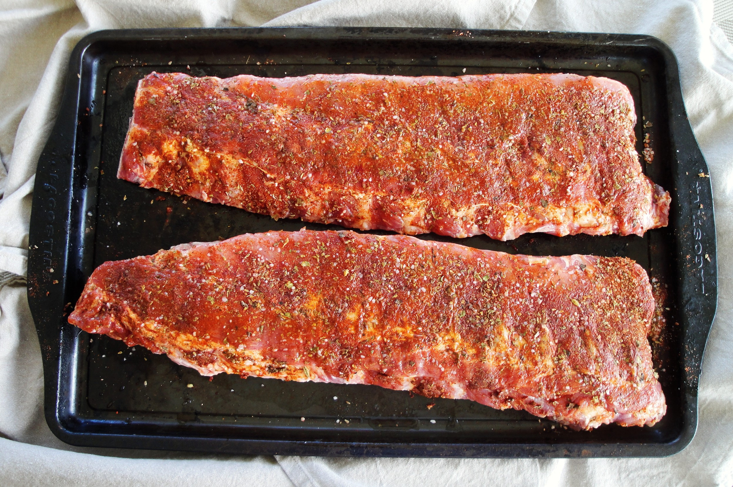 Pork Ribs Rub
 weekend feast & pork ribs recipe The Birthday Dinner