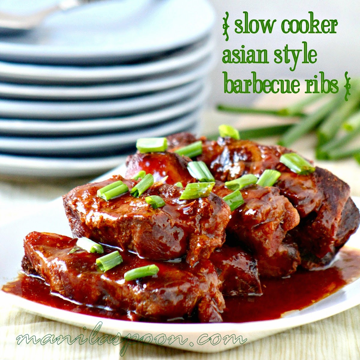 Pork Ribs Slow Cooker
 Slow Cooker Asian Barbecue Ribs
