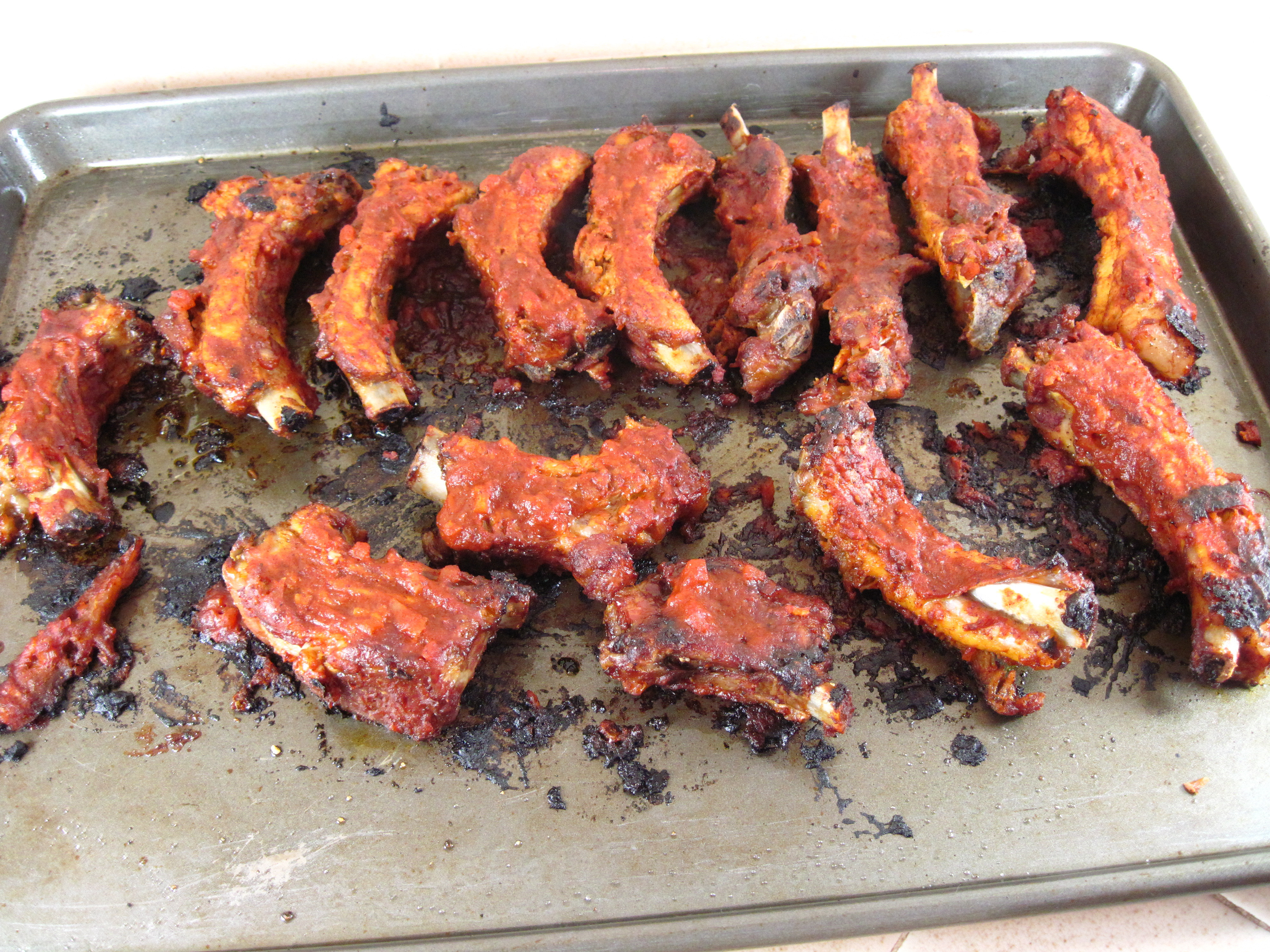Pork Ribs Temperature Oven
 Barbecued Baby Back Ribs in the Oven