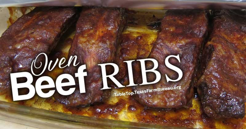 Pork Ribs Temperature Oven
 Oven Beef Ribs Texas Farm Bureau Table Top