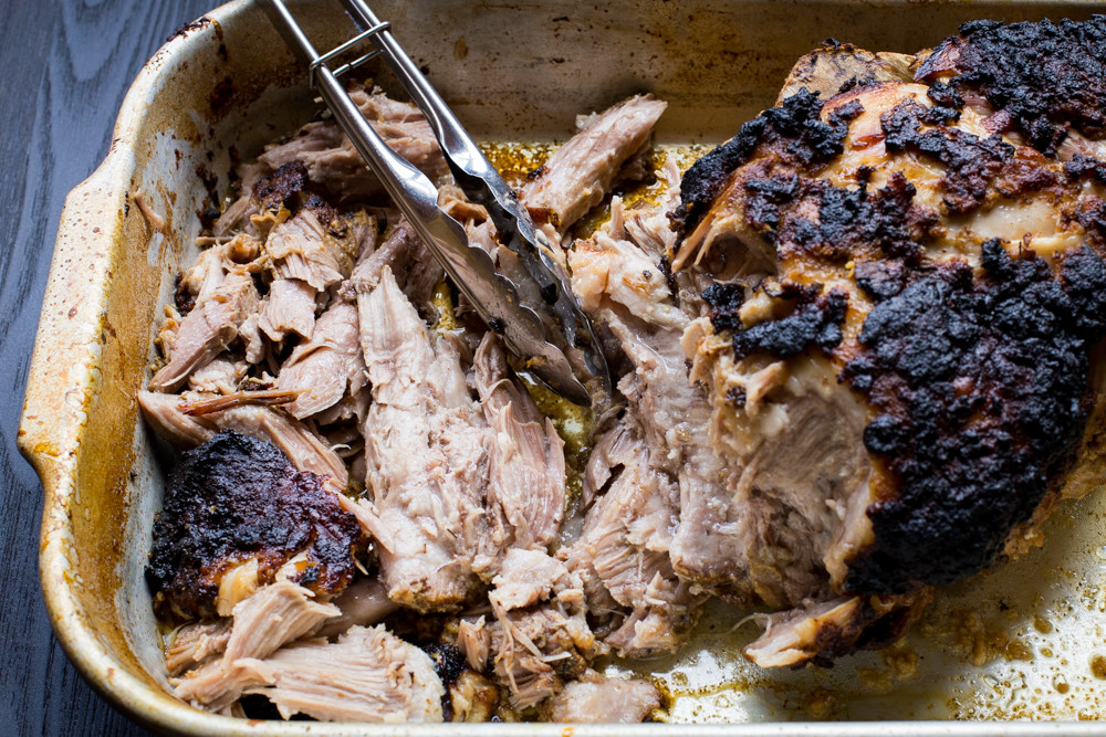 Pork Shoulder In Oven
 Oven Roasted Pernil Puerto Rican Pork Shoulder