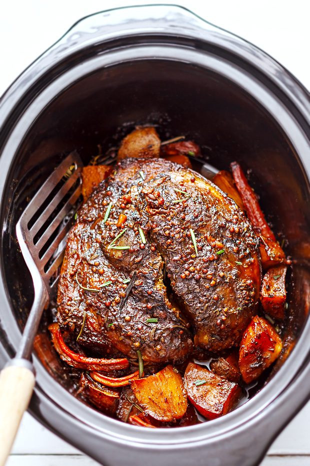 Pork Shoulder Roast Slow Cooker
 Slow Roasted Pork Shoulder Recipe — Eatwell101