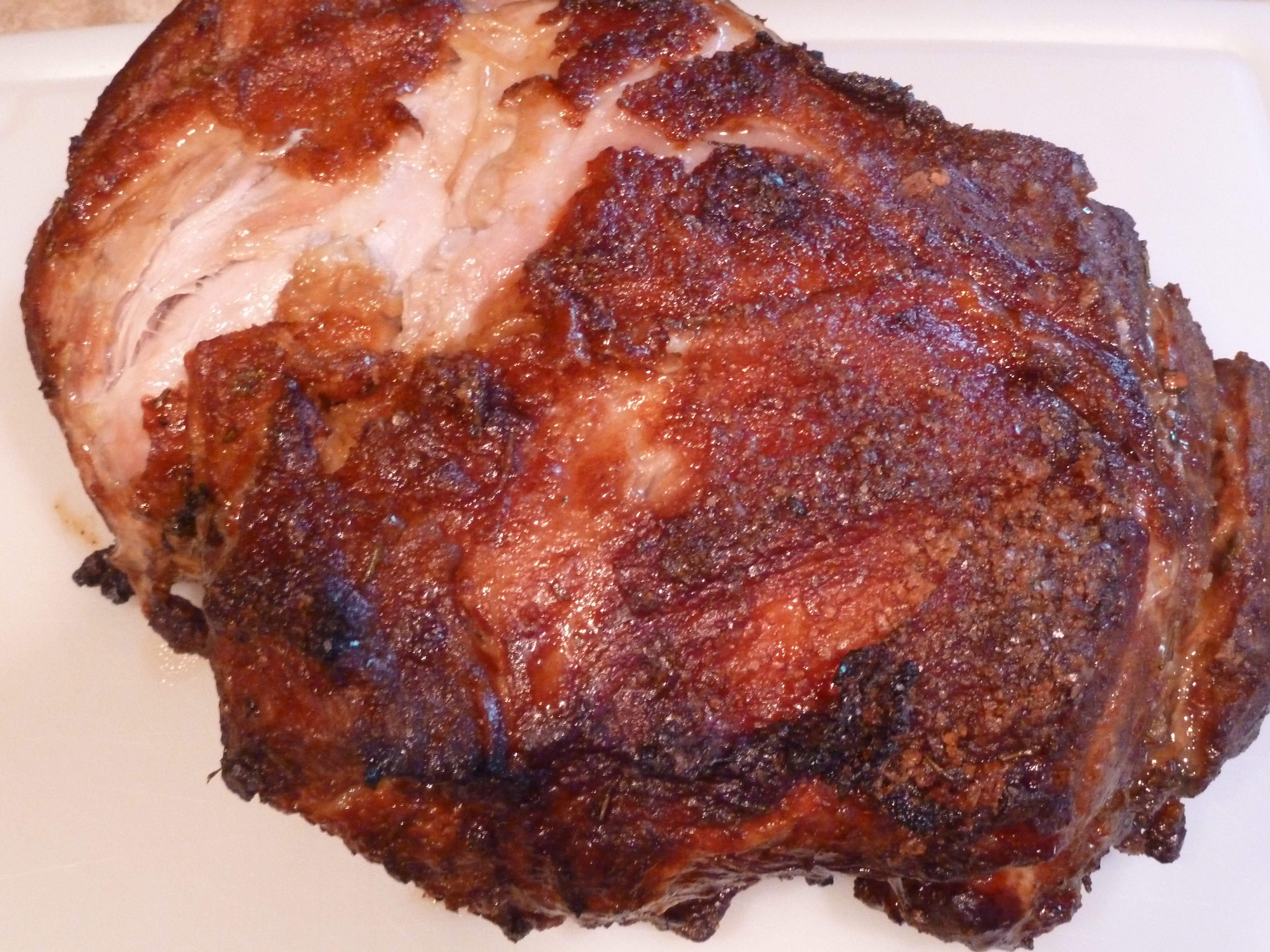 Pork Shoulder Temperature
 slow roasted pork shoulder