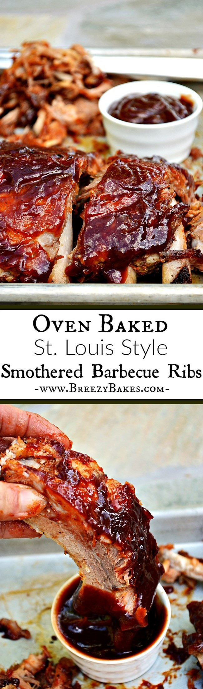 Pork Spare Ribs Oven
 Oven Baked Barbecue Pork Ribs Breezy Bakes