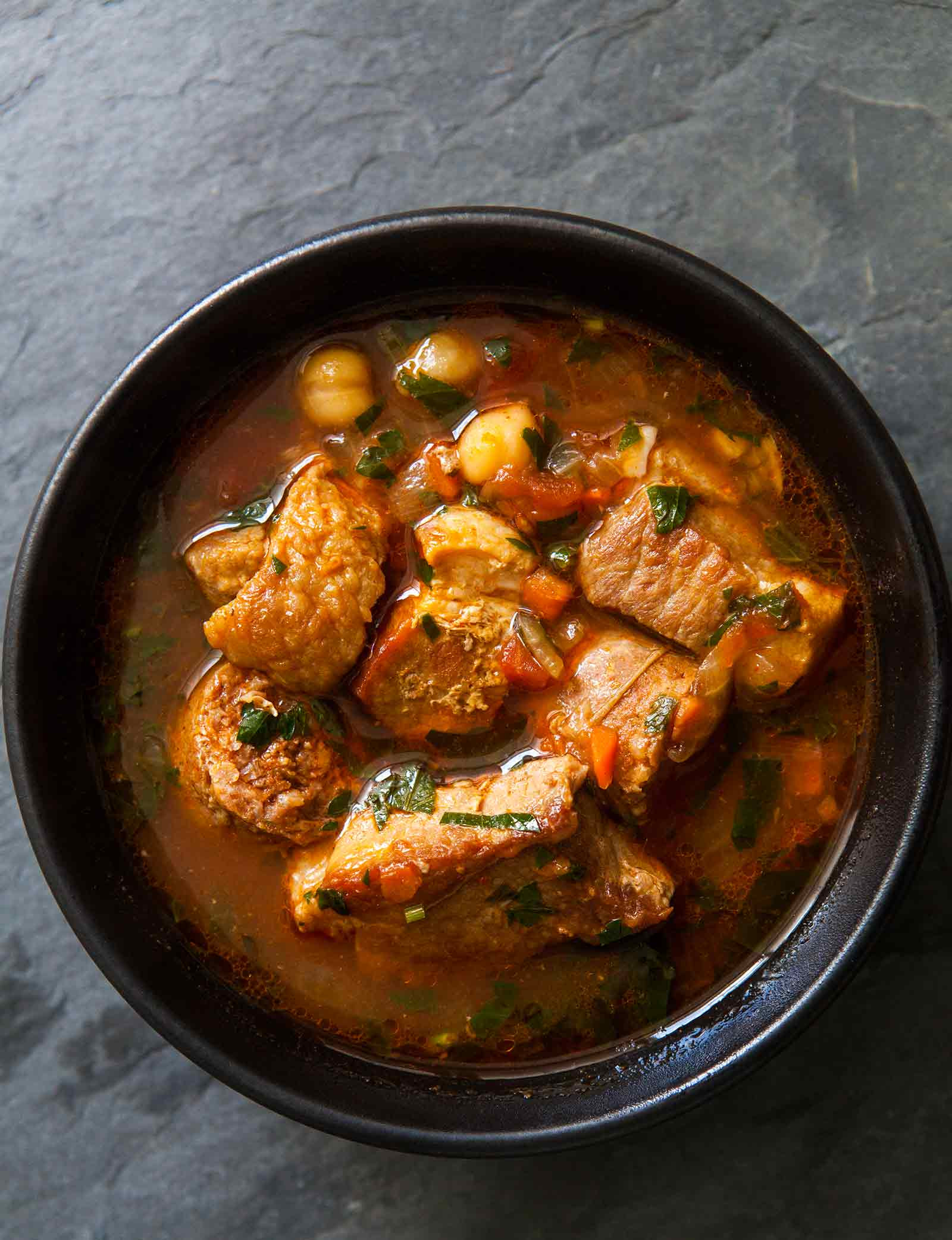 Pork Stew Recipes
 Spicy Pork Stew with Chickpeas and Sausage Recipe