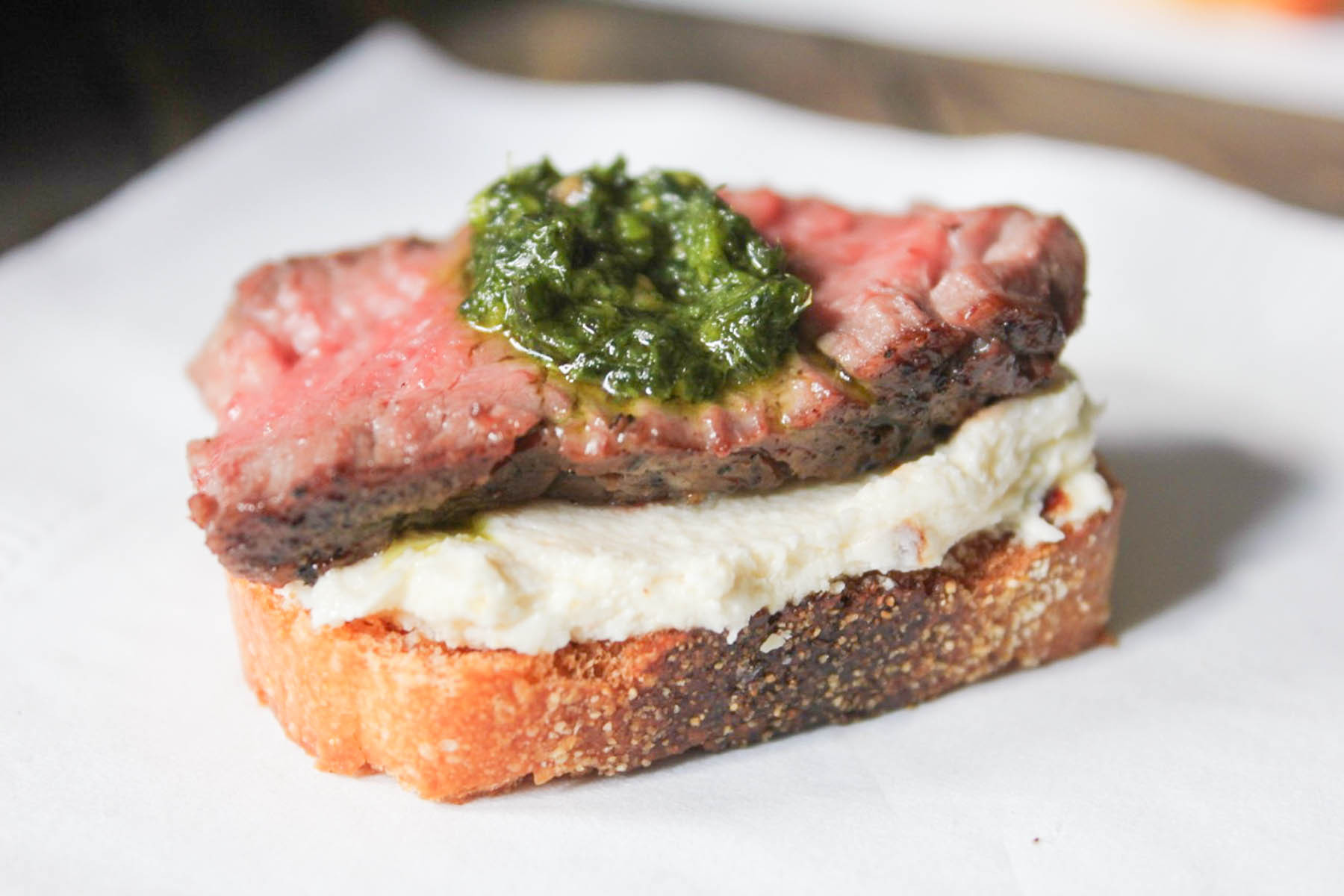 Pork Tenderloin Appetizers
 Beef Tenderloin Crostini with Whipped Goat Cheese and