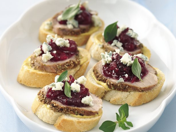 Pork Tenderloin Appetizers
 Spiced Pork Tenderloin Crostini recipe from Betty Crocker