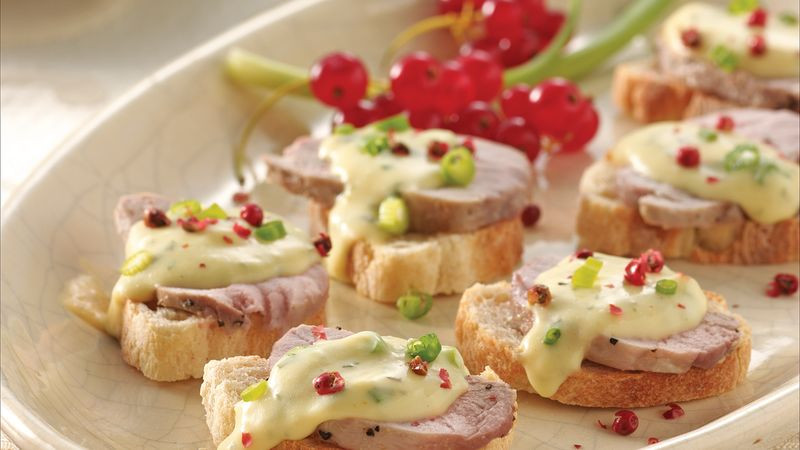 Pork Tenderloin Appetizers
 Pork Tenderloin Crostini Recipe Tablespoon