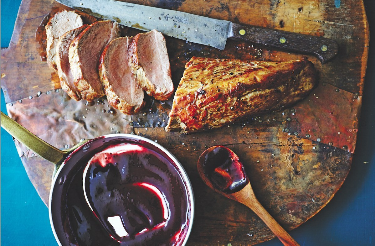 Pork Tenderloin Cast Iron
 Cast Iron Pork Tenderloin With Blackberry Bourbon Barbecue