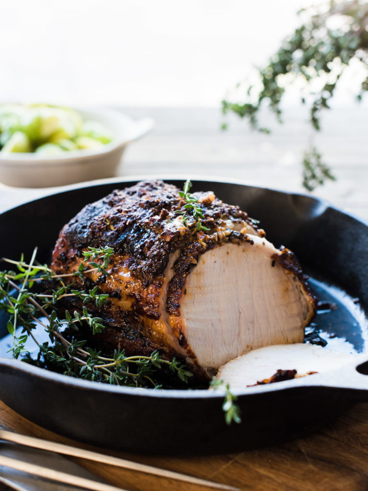 Pork Tenderloin Cast Iron
 Roast Pork Loin with Balsamic Dijon & Thyme