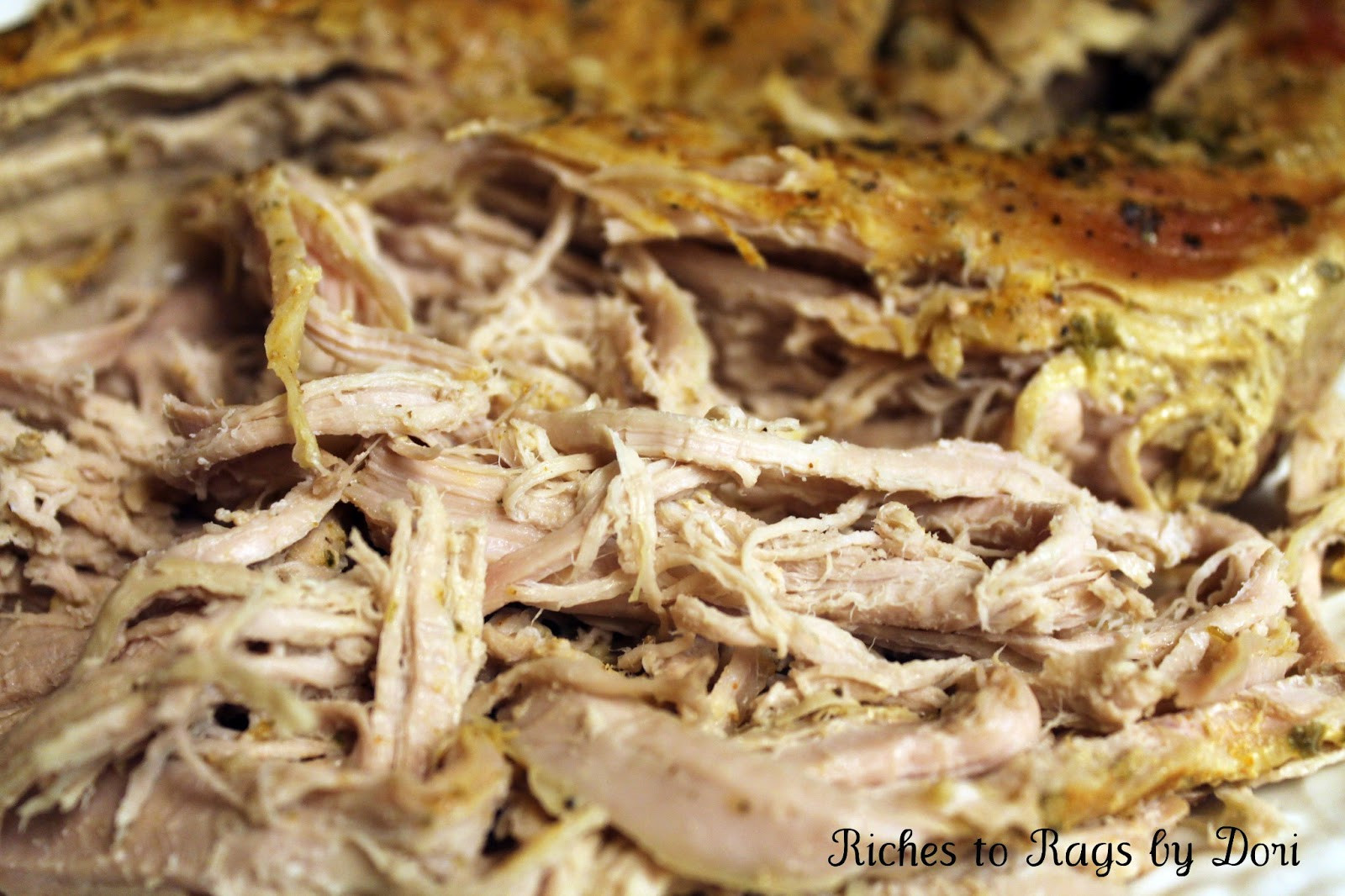 Pork Tenderloin In Crock Pot
 Riches to Rags by Dori Shredded Pork Tenderloin in the