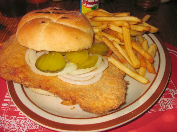 Pork Tenderloin Sandwich
 Pork tenderloin sandwich