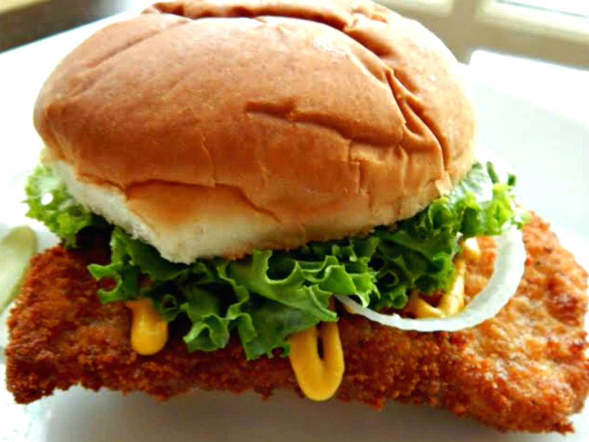 Pork Tenderloin Sandwich
 The Iowa Pork Tenderloin Sandwich & Some Friendly Fire