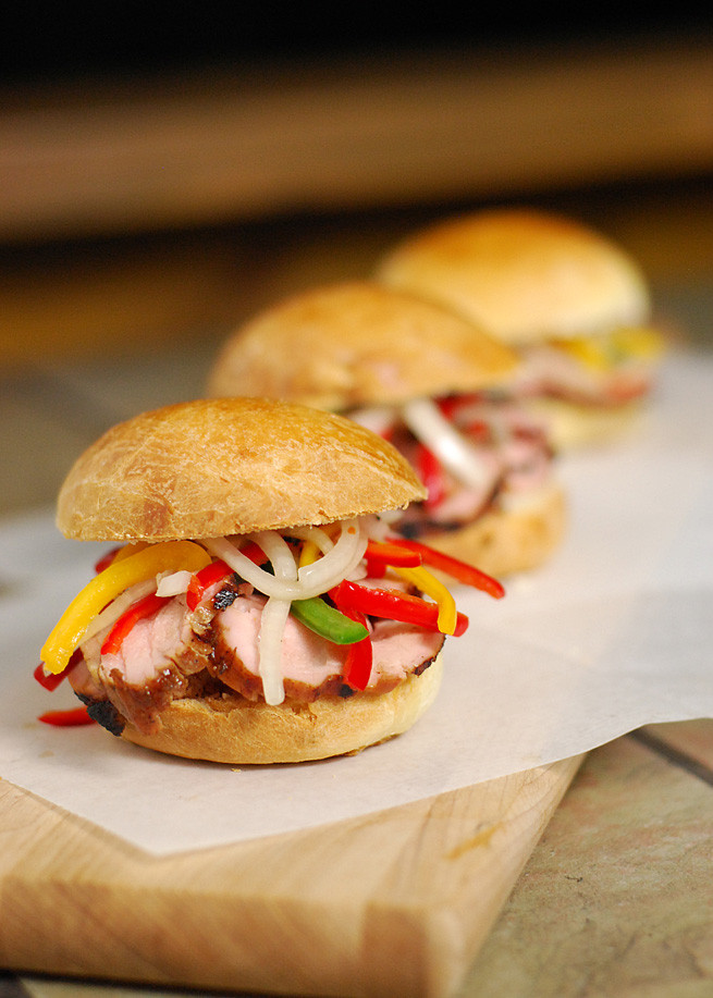 Pork Tenderloin Sliders
 Asian Pork Tenderloin Sliders