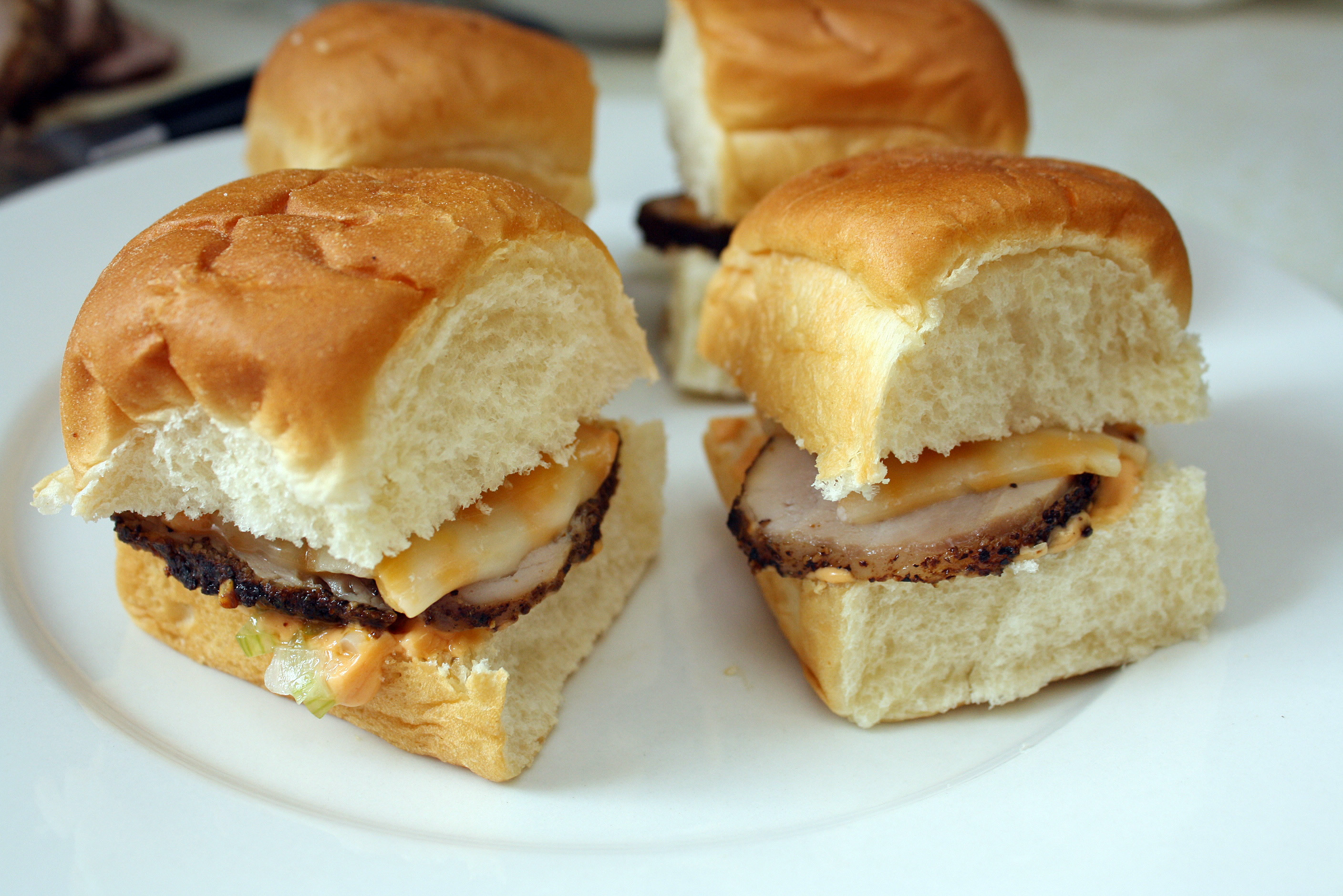 Pork Tenderloin Sliders
 Pork Tenderloin Sliders