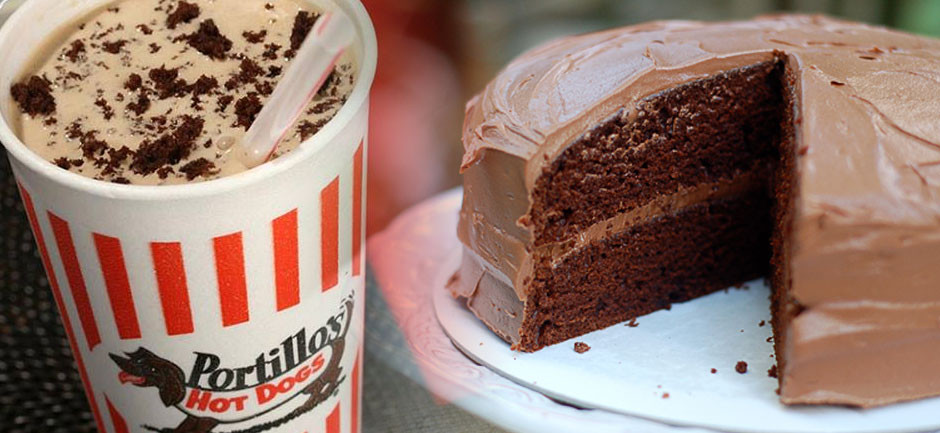 Portillos Chocolate Cake Shake
 The Beef and Cheddar Croissant Chicago food